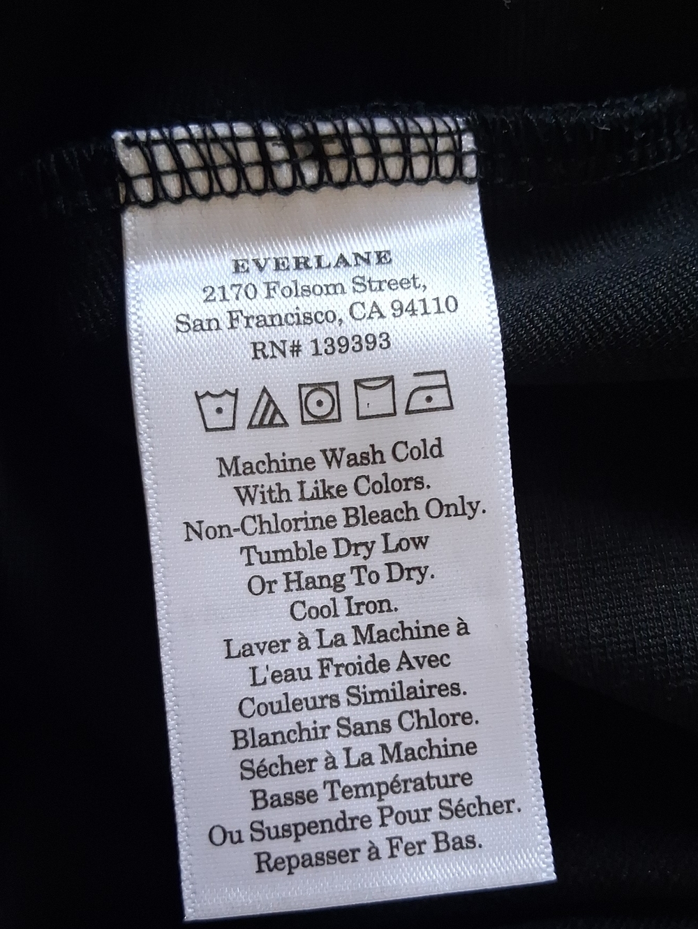 Everlane The Dream Trouser Black Straight-Leg Pants S - Picture 7 of 8